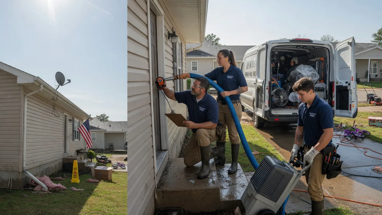 Ceiling Water Damage Restoration in Manhattan, IL near me